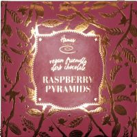 HAMES Dark Chocolate Raspberry Pyramids - Pink Box 112g