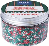 PME CAKE Christmas Sprinkle Mix - Very Merry 160g