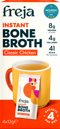 FREJA Instant Classic Chicken Bone Broth - 4 Sachets 48g