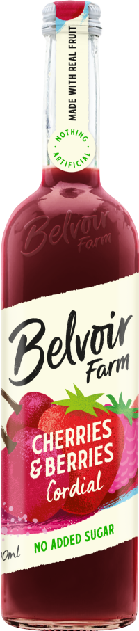 BELVOIR No Added Sugar Cherries & Berries Cordial 500ml