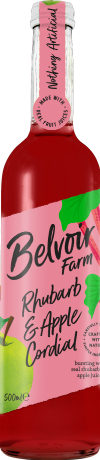 BELVOIR Rhubarb & Apple Cordial 500ml