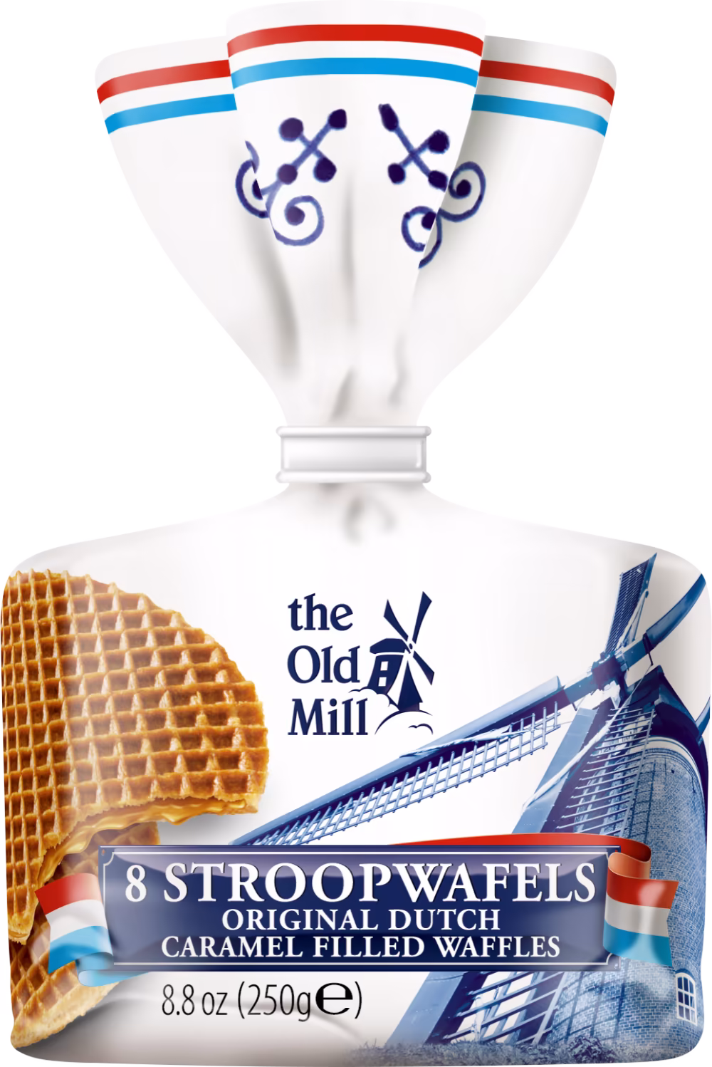 THE OLD MILL 8 Stroopwafels - Bag 250g