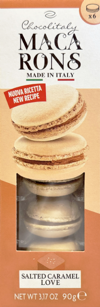 CHOCOLITALY Macarons - Salted Caramel Love 90g