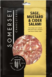 SOMERSET CHARCUTERIE Sage, Mustard & Cider Salami 60g