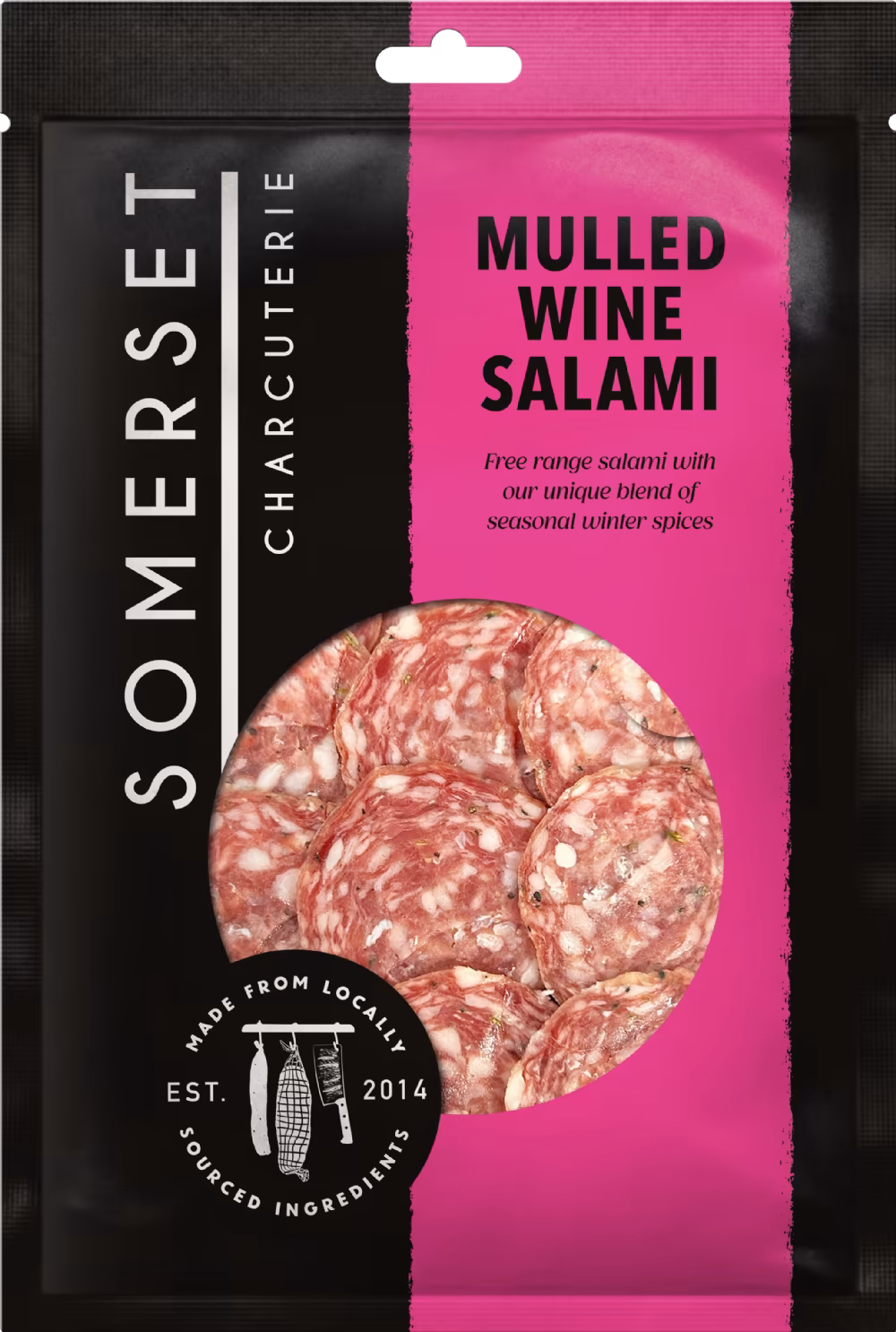 SOMERSET CHARCUTERIE Mulled Wine Salami 60g