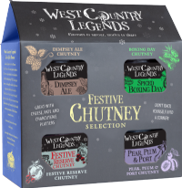 WEST COUNTRY LEGENDS Festive Chutney Selection (4x113g)