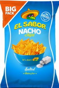EL SABOR Nacho Chips - Salted 180g