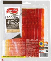 ESPUNA Spanish Serrano Ham - 6 Thin Slices 70g