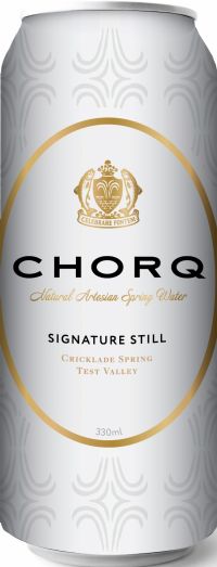 CHORQ Natural Artesian Spring Water - Signature Still Can 330ml