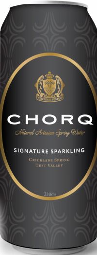 CHORQ Natural Artesian Spring Water - Signature Sparkling Can 330ml