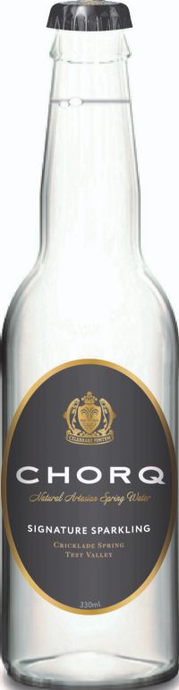 CHORQ Natural Artesian Spring Water - Signature Sparkling Bottle 330ml