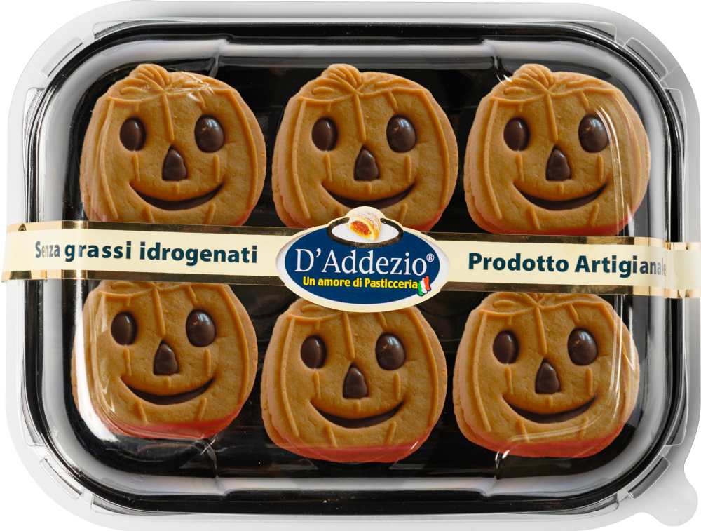 D'ADDEZIO Shortcrust Pastry Pumpkins - Hazelnut Cream 150g