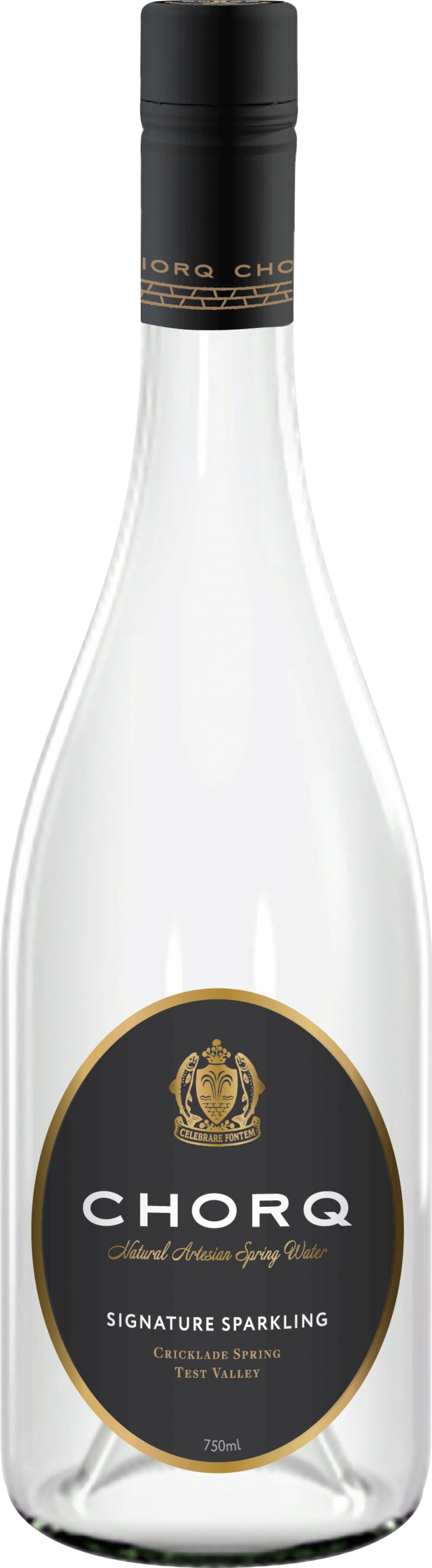 CHORQ Natural Artesian Spring Water - Signature Sparkling Bottle 750ml