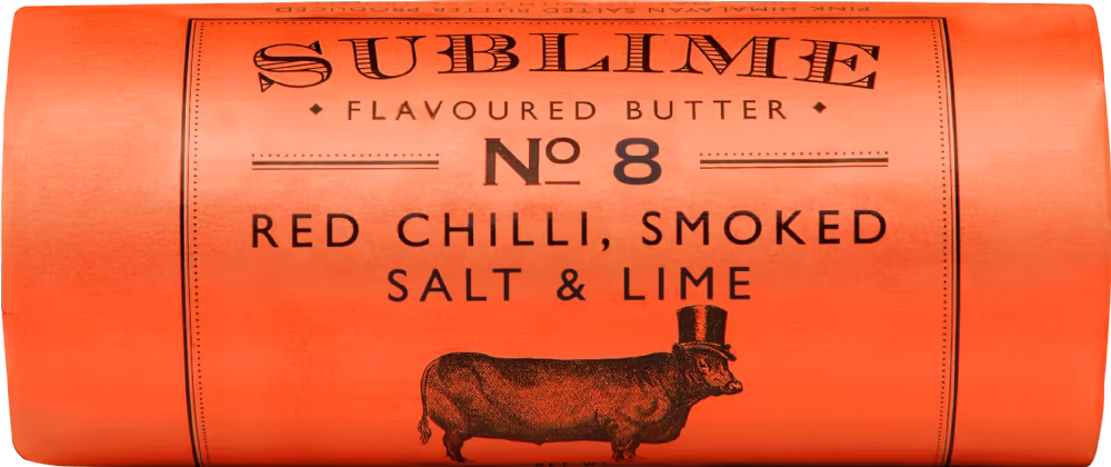 SUBLIME BUTTER Red Chilli, Smoked Salt & Lime 90g