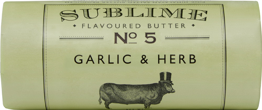 SUBLIME BUTTER Garlic & Herb 90g