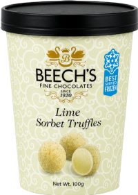 BEECH'S Lime Sorbet Truffles - Tub 100g