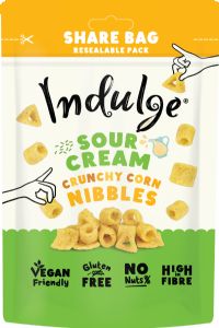 INDULGE Crunchy Corn Nibbles - Sour Cream 100g