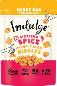 INDULGE Crunchy Corn Nibbles - Sizzling Spice 100g