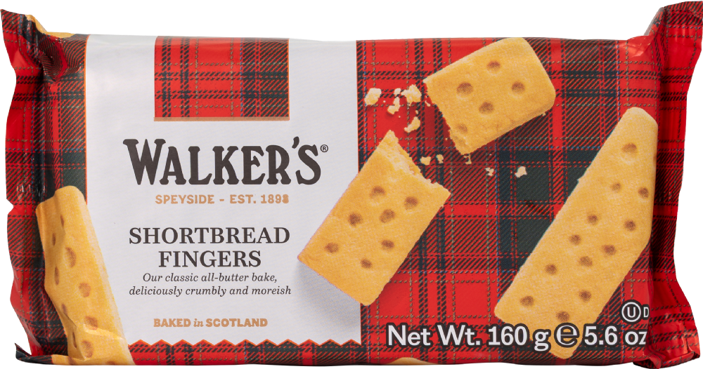 WALKER'S SHORTBREAD Pure Butter Shortbread Fingers 160g