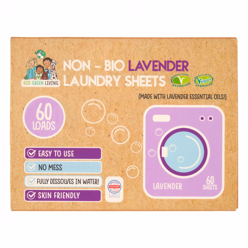 ECO GREEN LIVING Lavender Laundry Sheets 60 Sheets