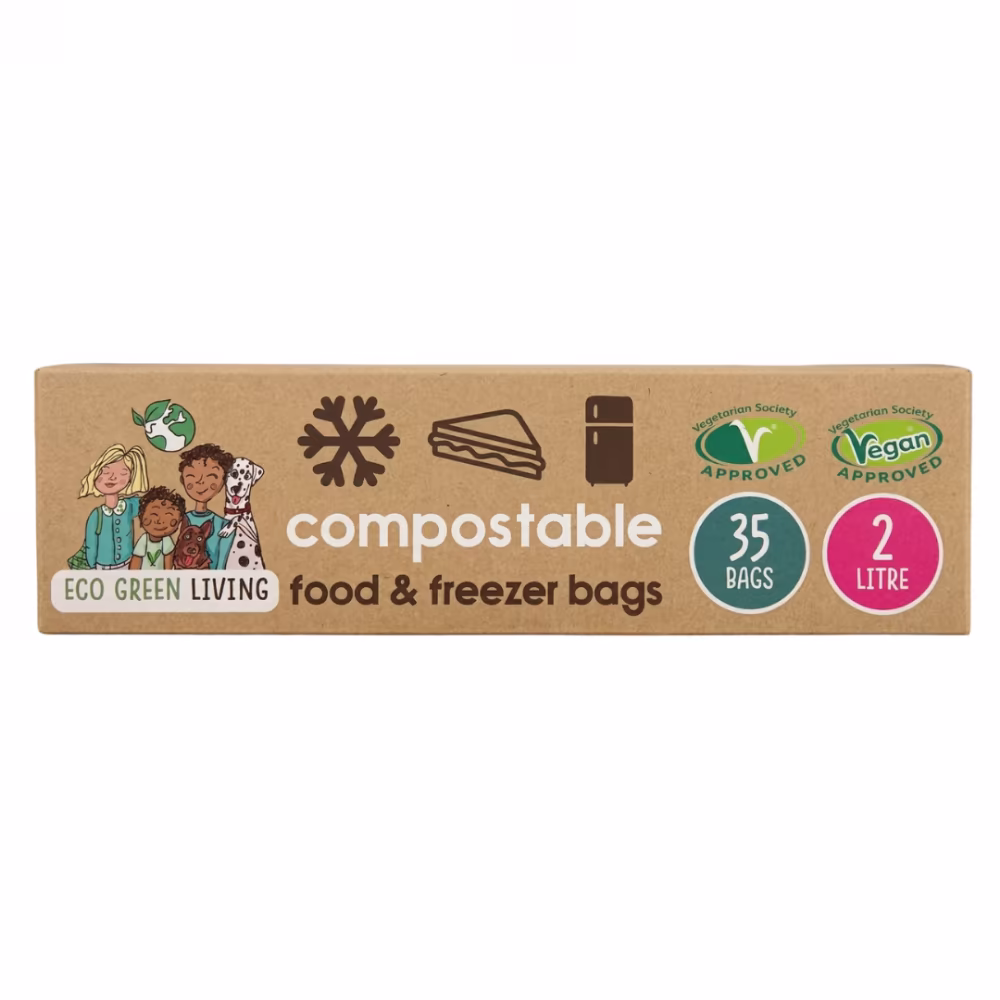 ECO GREEN LIVING Compostable Freezer Bags 2L