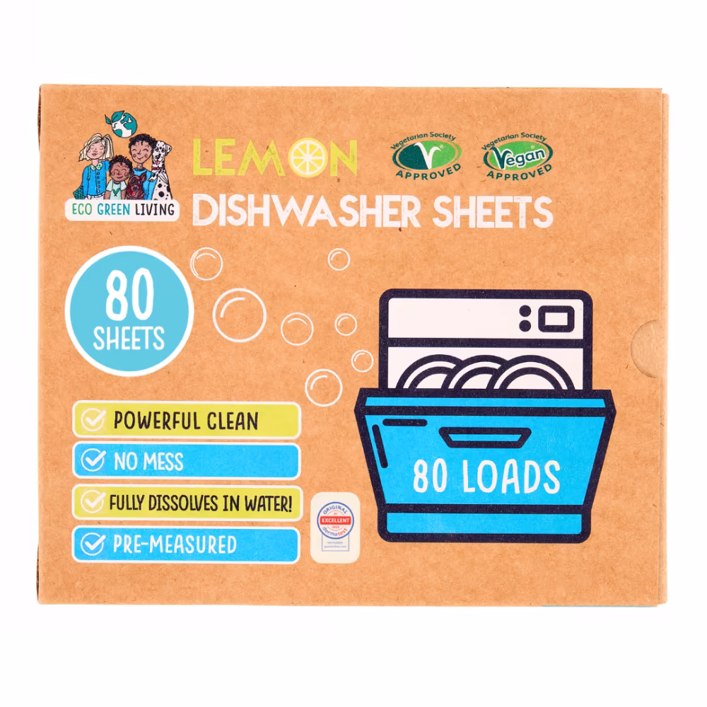 ECO GREEN LIVING Dishwasher Sheets 40 Pack