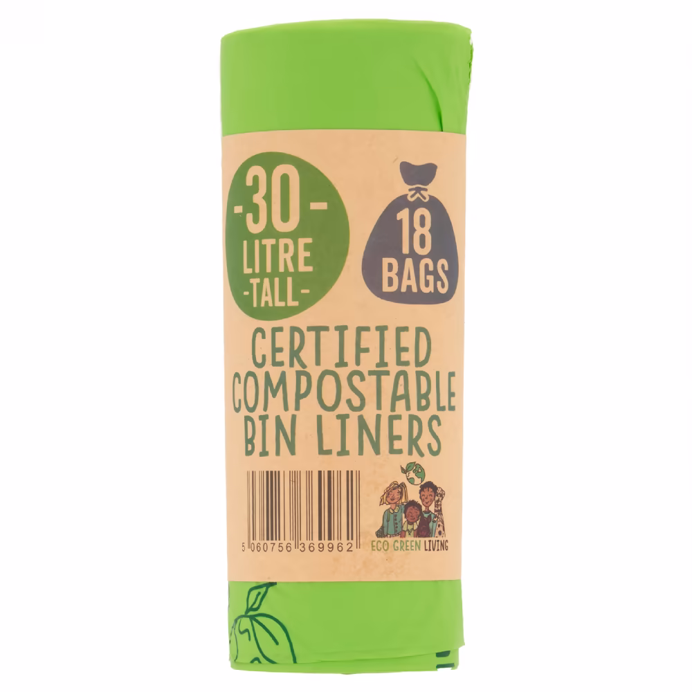 ECO GREEN LIVING Compostable Waste Bags 30L