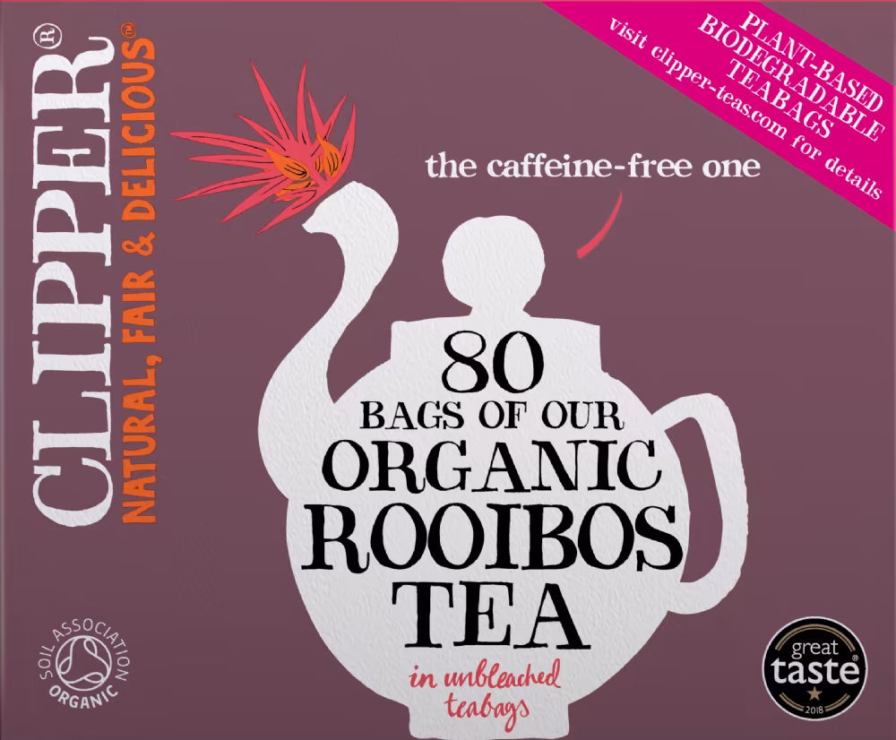 CLIPPER 80 Organic Rooibos Teabags 180g
