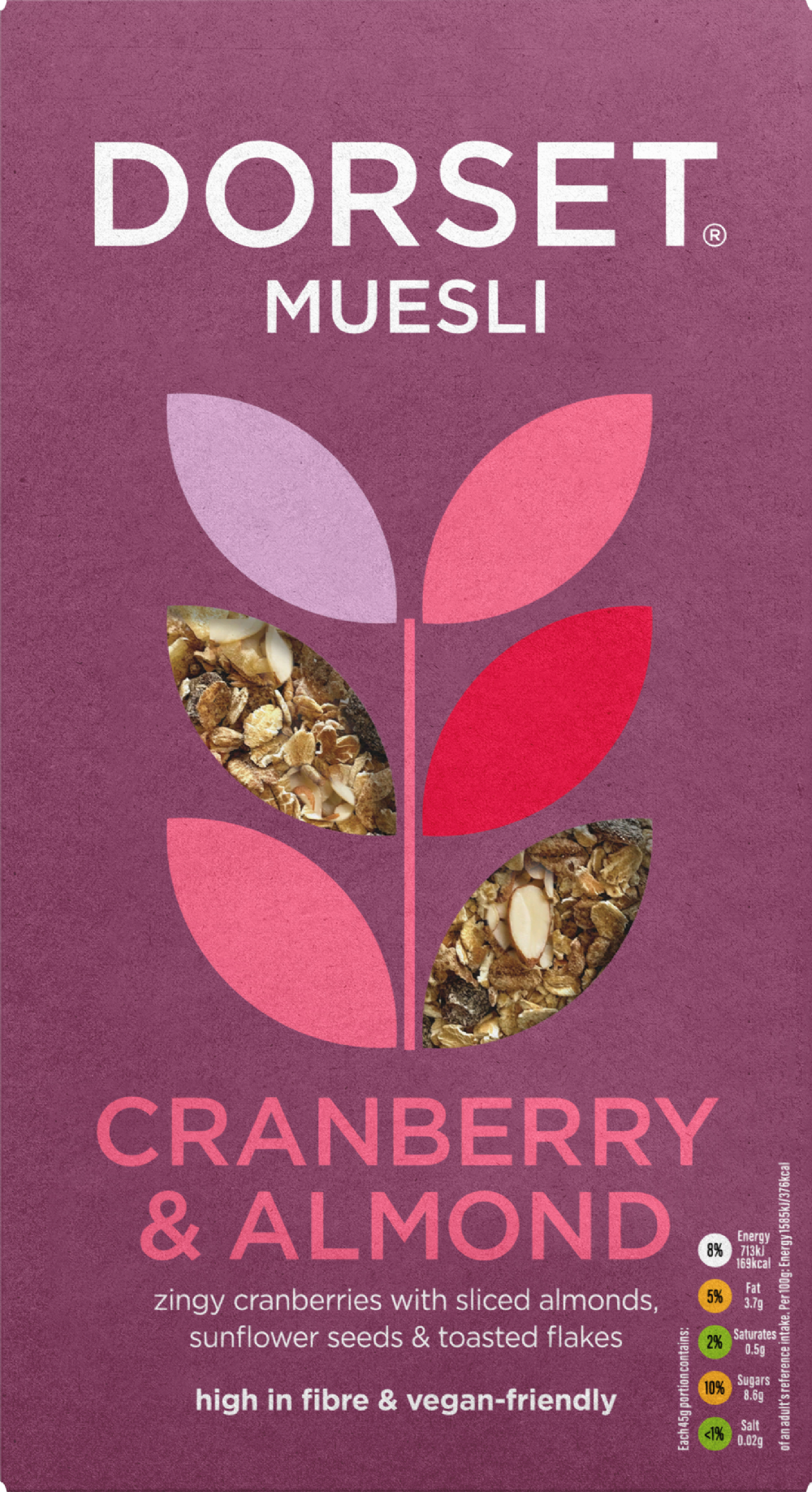 DORSET CEREALS Muesli - Cranberry & Almond 500g