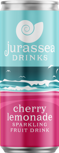 JURASSIC DRINKS Cherry Lemonade Sparkling Fruit Drink - Can 250ml