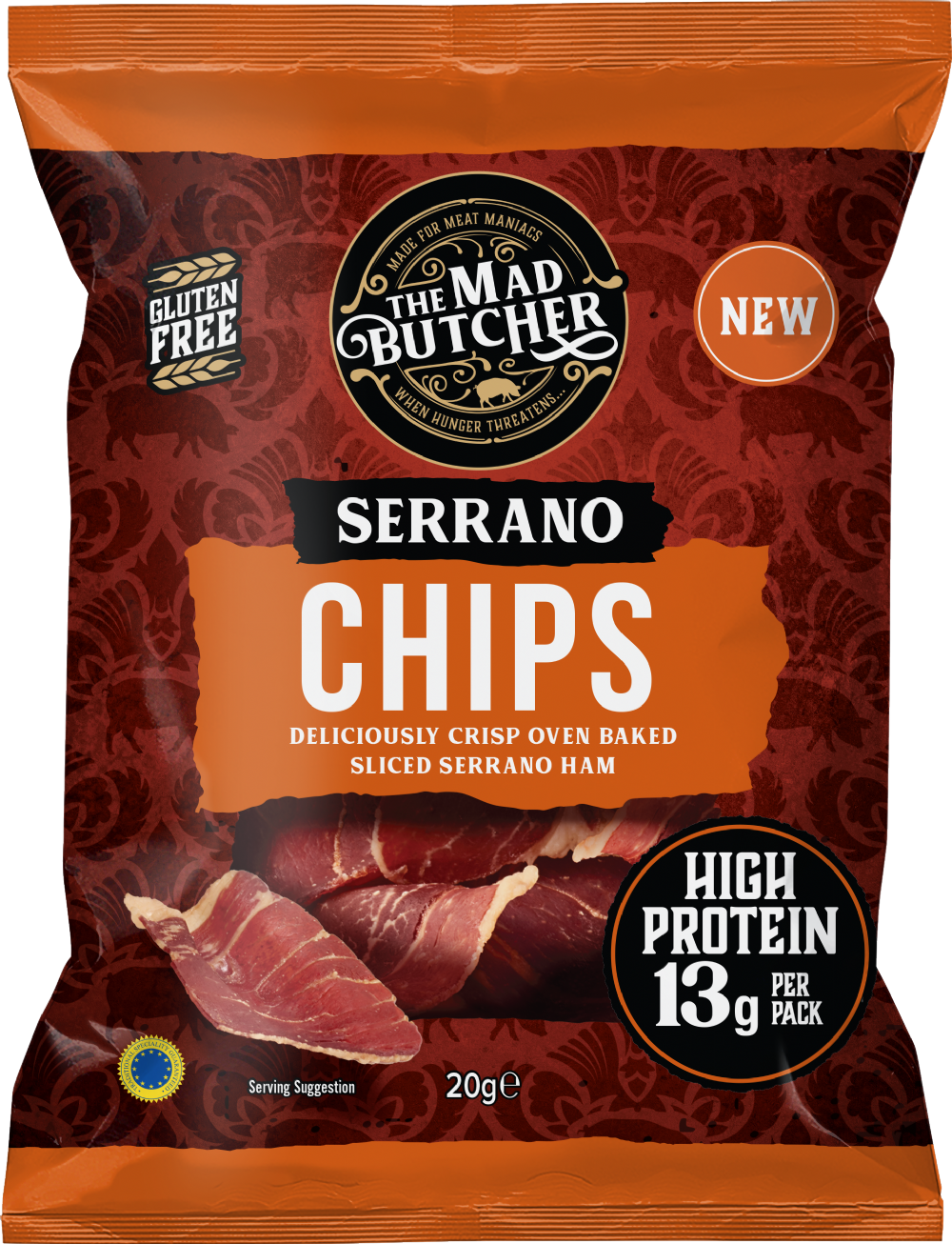 THE MAD BUTCHER Serrano Chips 20g