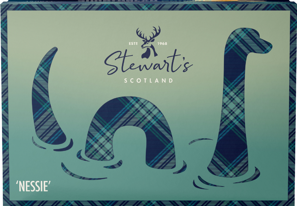 STEWART'S SCOTLAND Nessie Shortbread Gift Box 150g