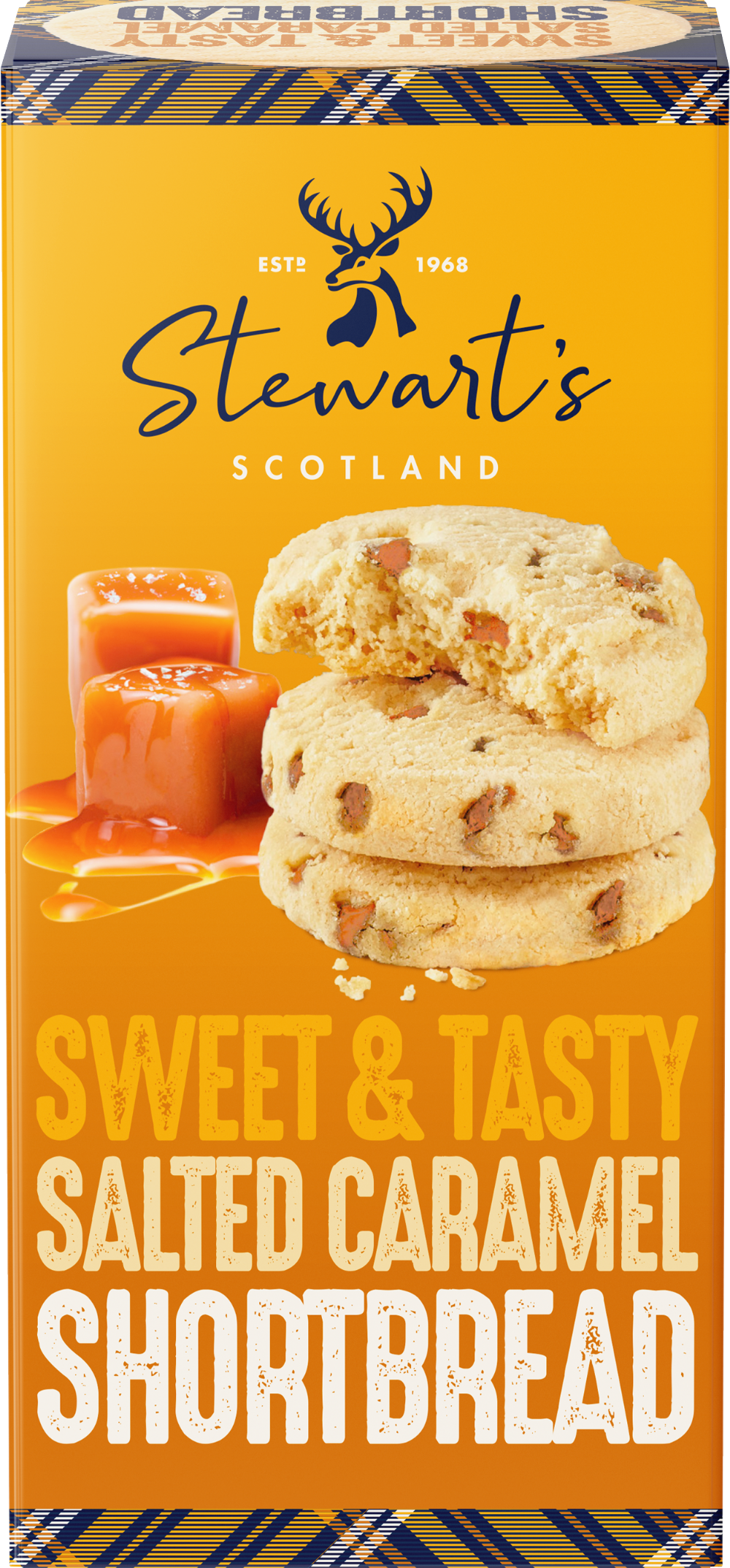STEWART'S SCOTLAND Salted Caramel Shortbread 160g