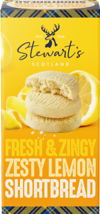 STEWART'S SCOTLAND Lemon Curd Shortbread 160g