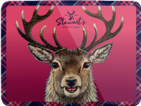STEWART'S SCOTLAND Highland Stag Shortbread Tin 400g