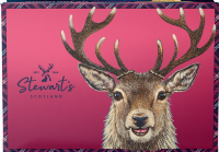 STEWART'S SCOTLAND Highland Stag Shortbread Gift Box 150g