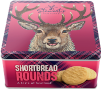 STEWART'S SCOTLAND Highland Stag Shortbread Tin 125g