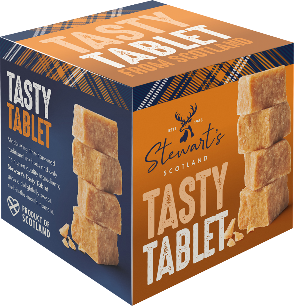 STEWART'S SCOTLAND Tasty Tablet Box 125g