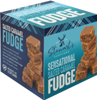 STEWART'S SCOTLAND Salted Caramel Fudge Box 125g