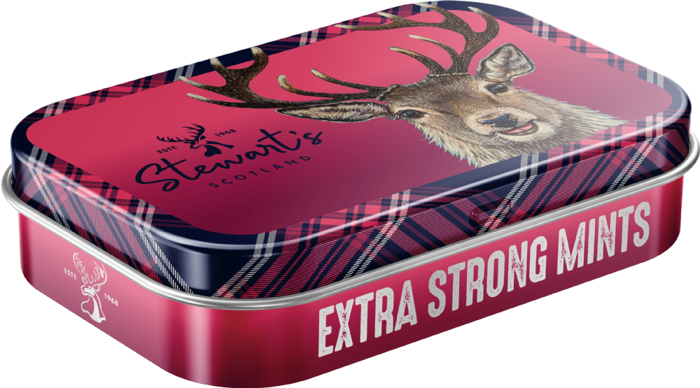 STEWART'S SCOTLAND Highland Stag Mint Tin 40g