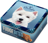 STEWART'S SCOTLAND Wallace the Westie Fudge Tin 100g
