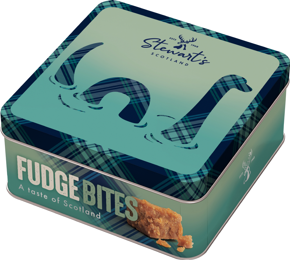 STEWART'S SCOTLAND Nessie Fudge Tin 100g