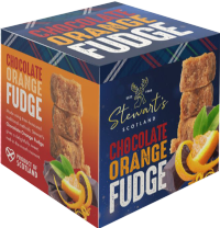 STEWART'S SCOTLAND Chocolate Orange Fudge Box 125g