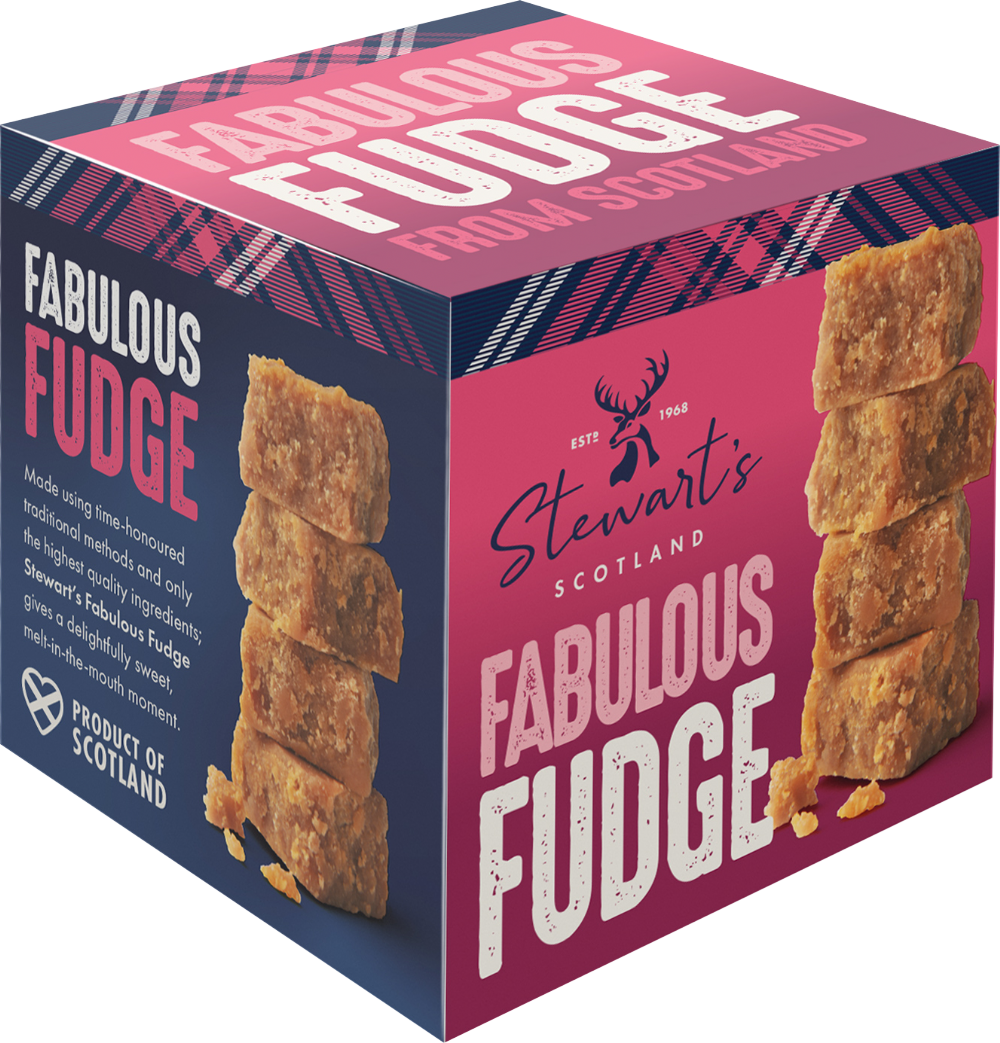 STEWART'S SCOTLAND Fabulous Fudge Box 125g