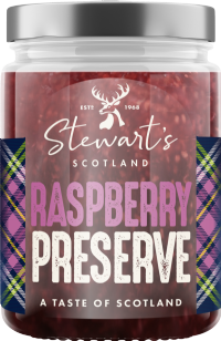 STEWART'S SCOTLAND Raspberry Preserve 330g