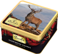 STEWART'S SCOTLAND Highland Stag Shortbread Tin 125g
