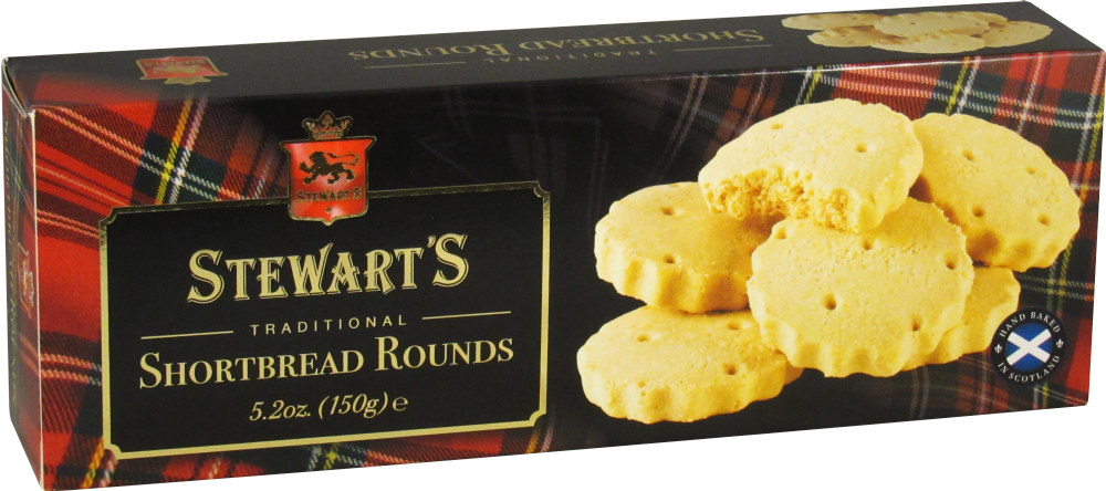 STEWART'S SCOTLAND Traditional Shortbread Rounds 150g
