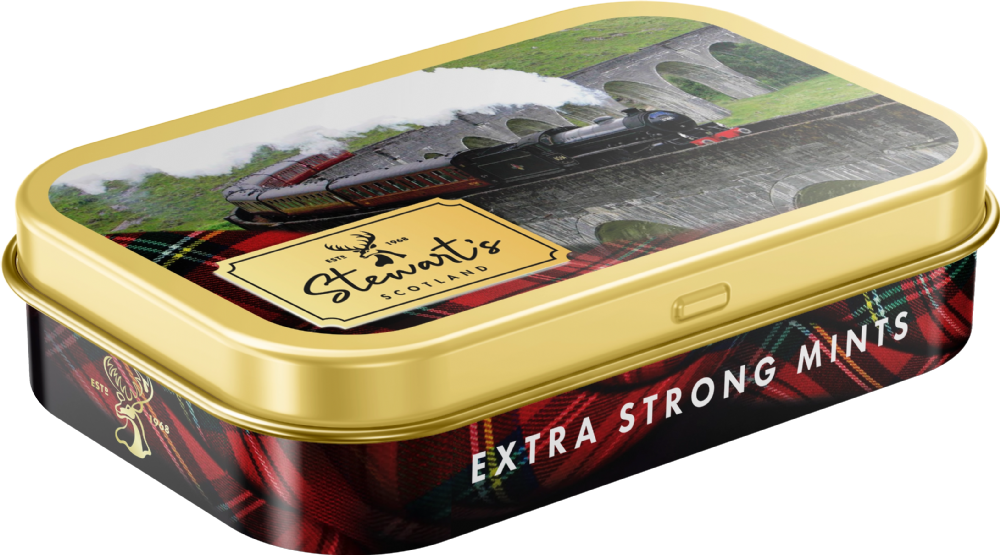 STEWART'S SCOTLAND Glenfinnan Mint Tin 40g