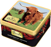 STEWART'S SCOTLAND Highland Cow Shortbread Tin 125g