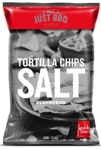 NOT JUST BBQ Tortilla Chips - Salt Flavoured 450g